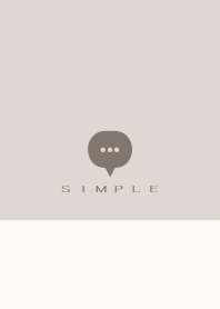 SIMPLE(beige brown)V.1517b