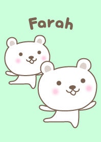 Cute bear theme for Farah