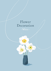 Flower Decoration - White