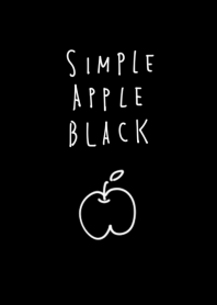 Simple apple black.