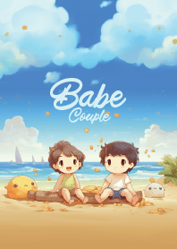 sweetie couple on the beach
