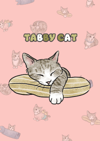 tabbytcat3 - light coral