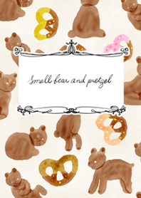 Small bear and pretzel