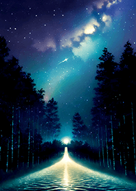 Beautiful starry night view#1288