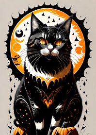 halloween cat BFe4Ea