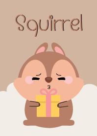 I Love Lovely Squirrel Theme