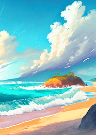 Beautiful real scenery(Summer-448)