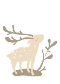 森の鹿