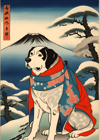 Anjing Ukiyo-e