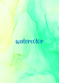 Pastel watercolor-GREEN 55