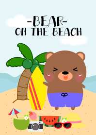 Bear on the beach Theme