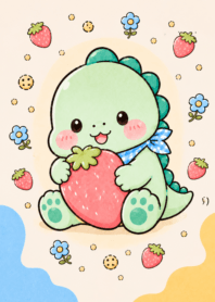 Little dinosaur strawberry garden 4_33