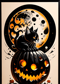 halloween cat 75dC34