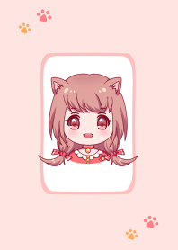 Sweet and cute animal girl