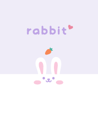 Rabbits. carrot - Purple