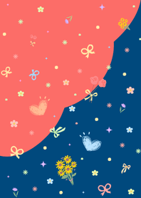 Cute Little DoodlesV.2_DeepBlue&Red.1w