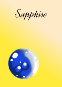 September birthstone.sapphire & Crystal.