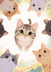 Kawaii Cat Gang Theme