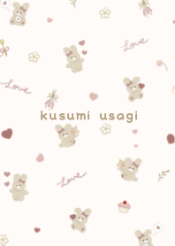 くすみかわいい♡うさぎ♡
