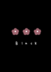 Black and small flowers.