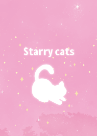 Starry cats (Pink)