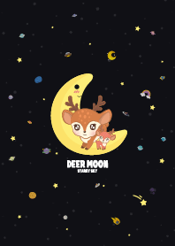 Deer Moon Sky Star