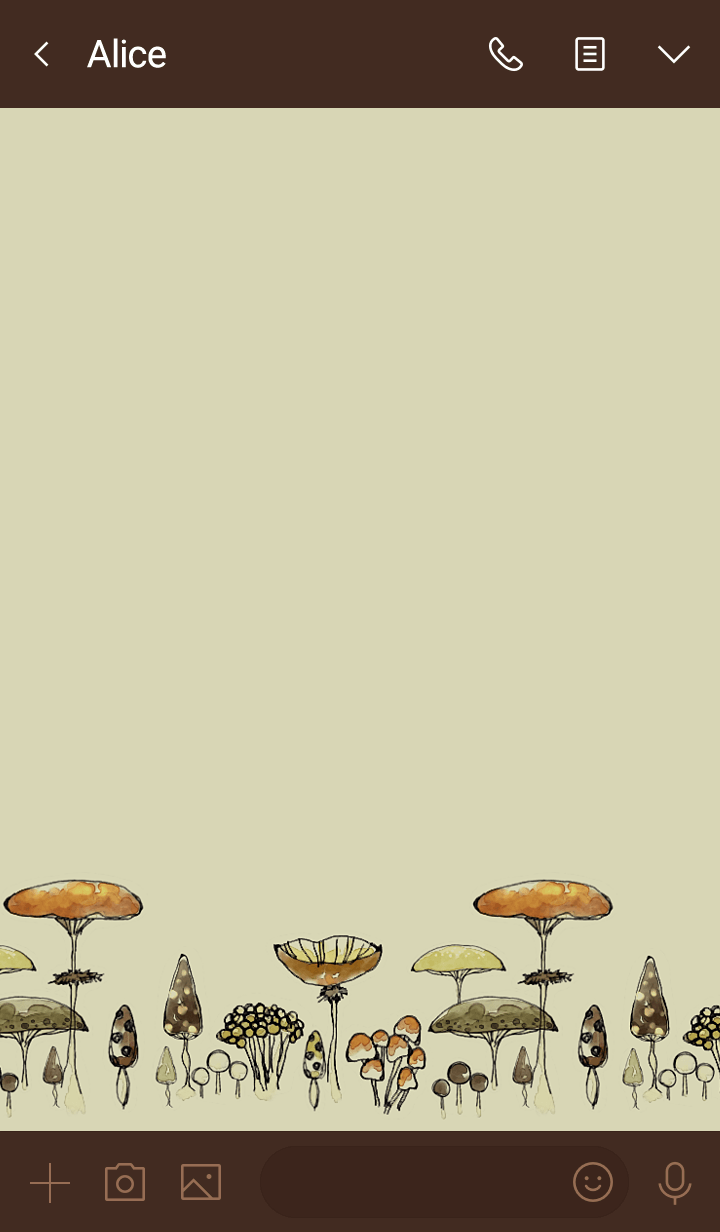 Many mushrooms in brown color.