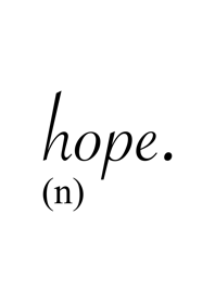 ความหวัง(n)