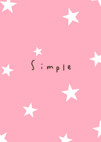 Pink and white star pattern.