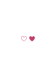 mini ♥ heart 02 - ホワイト - 35