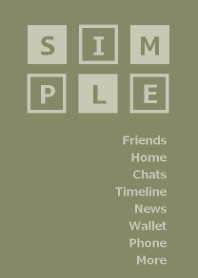SIMPLE BOX =khaki=