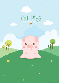 Chill Fat Pigs Kawaii