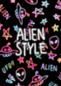 Alien style illust