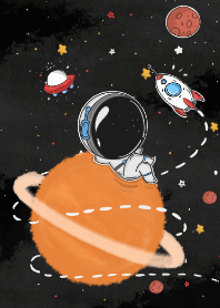 행성에서 작은 우주 비행사의 모험