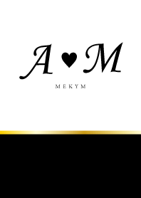 Initial A♡M