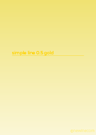 シンプル ライン 0.5 ゴールド