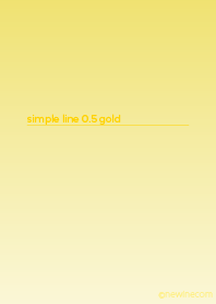 simple line 0.5 gold
