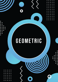 Geometric Gradient Black 7