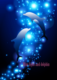 Blue light and dolphin..30
