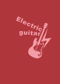 Electricguitar Rose madder