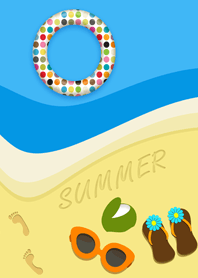 Wonderful summer beach