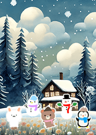 Kawaii scandinavian style(Winter-1034)