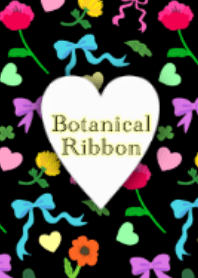 Botanical art,flower,ribbon