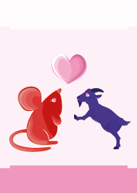 ekst Red (Rat) Love Blue (Sheep)