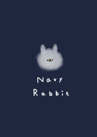Navy. Rabbit. Soft.