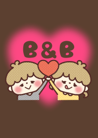 Par, iniciais♡ B and B