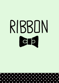 Pretty ribbon black x Green