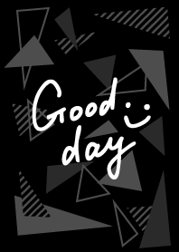 モノクロ三角-スマイル22-