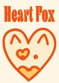 ラブリー狐ハート Lovely Heart Fox