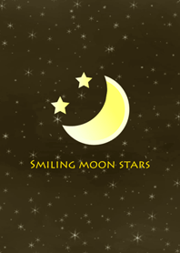 笑顔の月の星